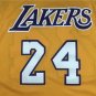Lakers 24 Yellow V-neck Retro Logo
