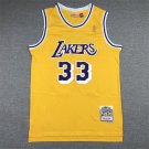 Lakers 33 Retro Yellow Gold Label