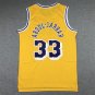 Lakers 33 Retro Yellow Gold Label