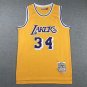 Lakers 34 Yellow Retro Gold Label
