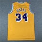 Lakers 34 Yellow Retro Gold Label