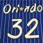 Magic 32 blue and white retro logo