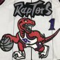 Raptors 1 White Dragon Retro Logo