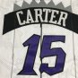 Raptors 15 White Dragon Retro Logo