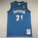 03-04 Timberwolves 21 Retro Blue