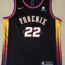 21 new season Paul Booker Suns No. 22 black  jersey