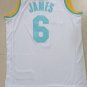 22-23 season Lakers No. 6 white jersey
