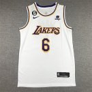 23 Lakers 6 white round neck