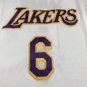 23 Lakers 6 white round neck