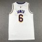 23 Lakers 6 white round neck