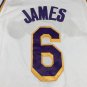23 Lakers 6 white round neck