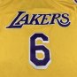23 Lakers 6 yellow round neck