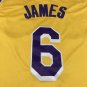 23 Lakers 6 yellow round neck