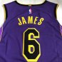 23 season AU player version Lakers No. 6 retro purple XS-XXL