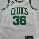 23 season Celtics No. 36 white  jersey