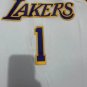 23 season Lakers No.1 white jersey