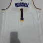 23 season Lakers No.1 white jersey