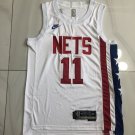 23 season Nets retro white No. 11 Irving XS-XXL