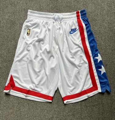 23 season Nets retro white pants