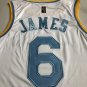 23rd season Lakers No. 6 Classic Retro White XS-XXL