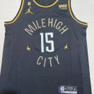 23rd season Nuggets No. 15 Black Jokic jersey