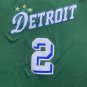 23rd season Pistons No. 2 green jersey