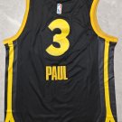 24 new NBA Warriors 3 # Paul City Edition black jersey