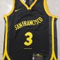 24 new NBA Warriors 3 # Paul City Edition black jersey