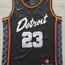 24 Season NBA Pistons 23 # Jaden Ivey City Edition Black Shirt