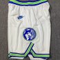 24 season Timberwolves retro white pants