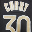 24 Warriors No. 30 Curry Black Gold Edition jersey