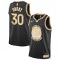 24 Warriors No. 30 Curry Black Gold Edition jersey