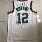 25 Grizzly No.12 Morant Retro White XS-XXL