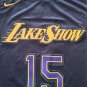 25 new NBA Lakers 15 # Reeves City Edition gradient purple jersey