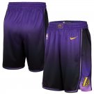 25th season Lakers City Purple Black Pants 25th season Lakers City Purple Black Pants