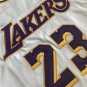 25th season Lakers No. 23 retro white XS-XXL