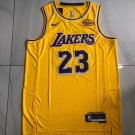 25th season Lakers No. 23 retro yellow XS-XXL