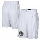 25th season Mavericks City White Pants