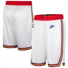 25th season Warriors retro white pants