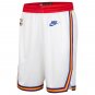 25th season Warriors retro white pants