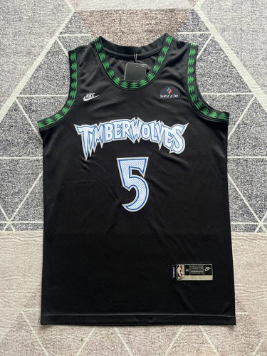 26 Timberwolves 5 Classic Black