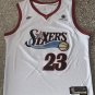 76ers 23 Retro White