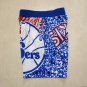 76ers Mitchell Ness team standard blue ball sports pants