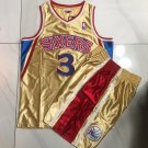 76ers No. 3 Iverson Platinum Edition Set XS-XXL