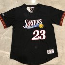 76ers No. 23 James Black Short Sleeve XS-XXL