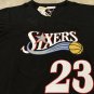 76ers No. 23 James Black Short Sleeve XS-XXL