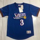 76ers size 3 regular blue short sleeved XS-XXL