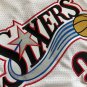 76ers, size 3, white mesh, fully embroidered XS-XXL