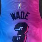 2021 Heat's new No. 3 gradient city edition  jersey