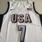 2024 Olympic Games US Team No. 7 Durant White S-XXL